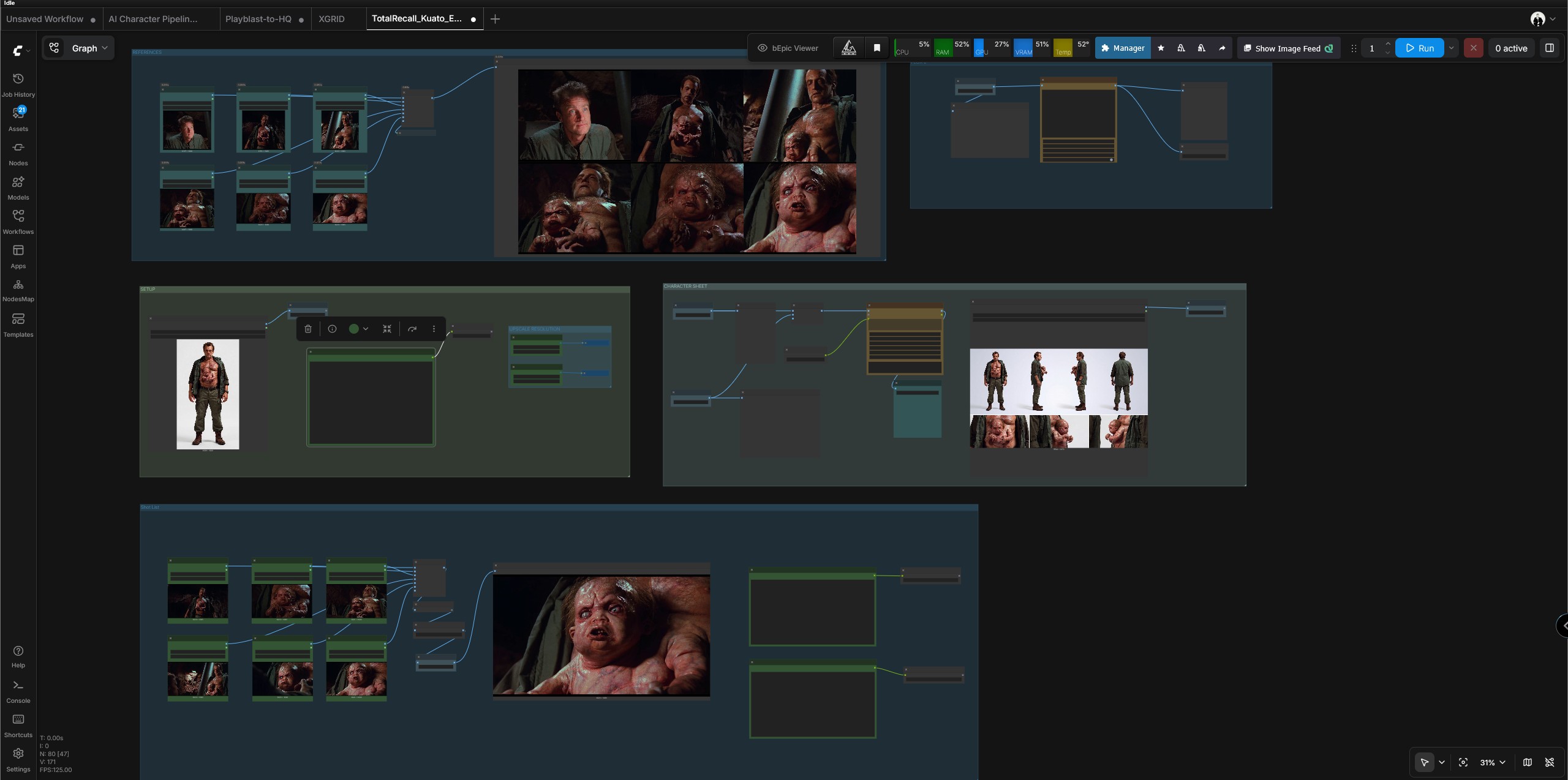 Shot enhancement and detail pass workflow