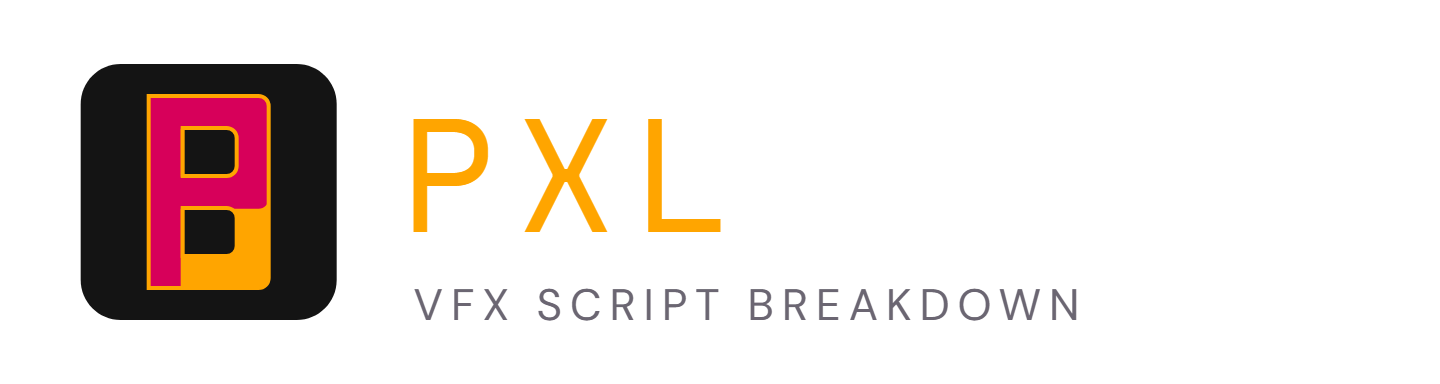 PXLbid, VFX script breakdown and bidding tool