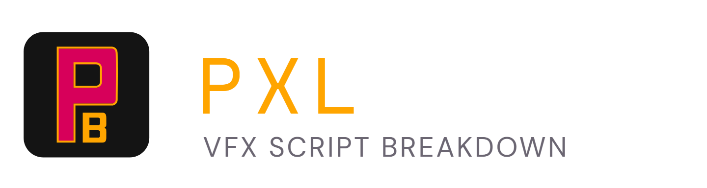 PXLbid, VFX script breakdown and bidding tool