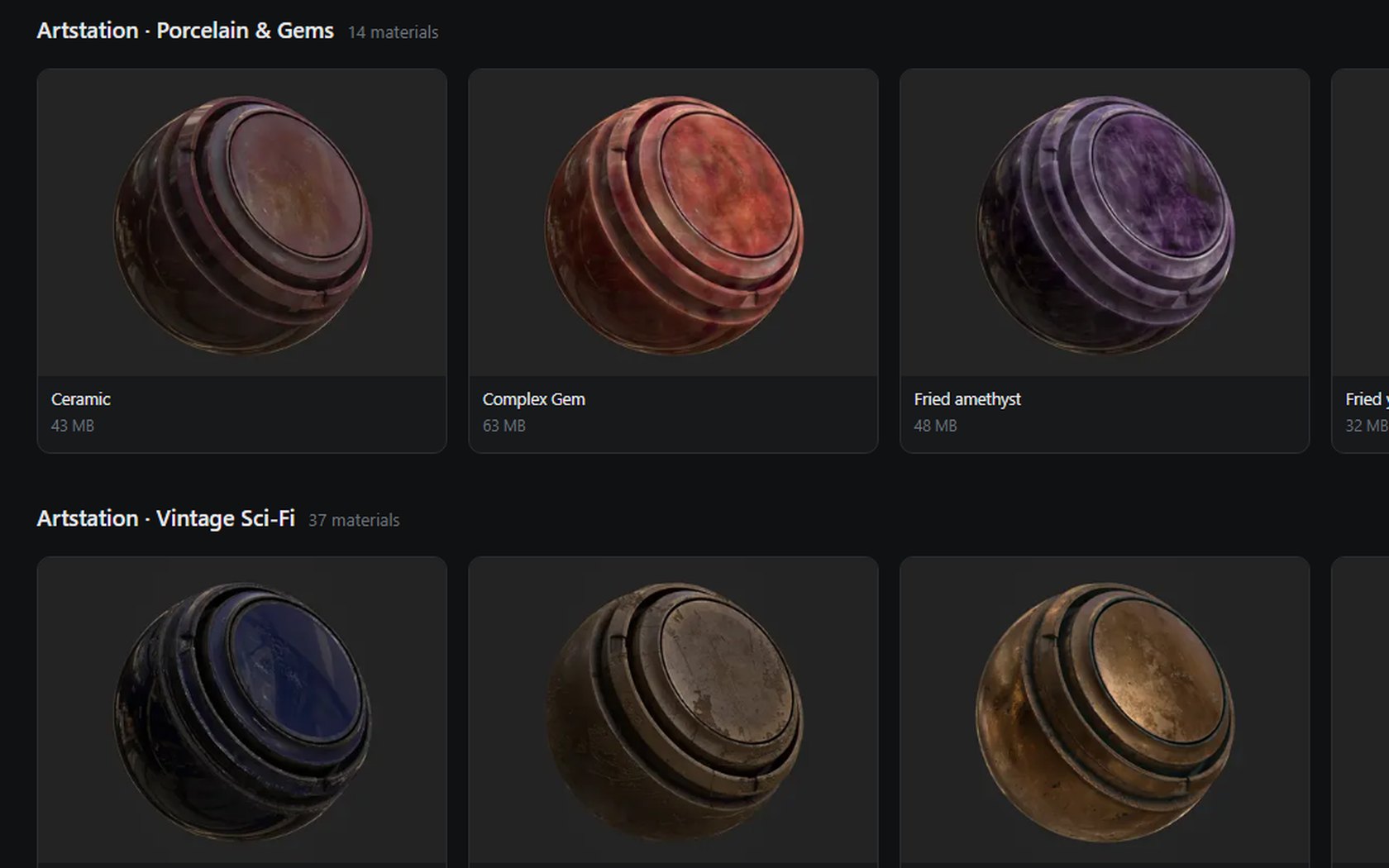 PXLlibrary Substance Painter smart materials