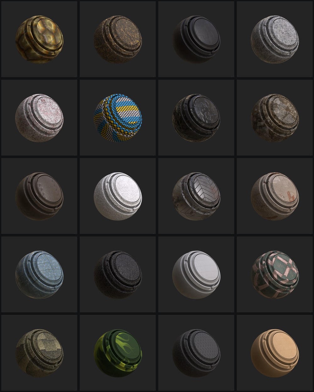 Substance Painter Material Thumbs Generator interface
